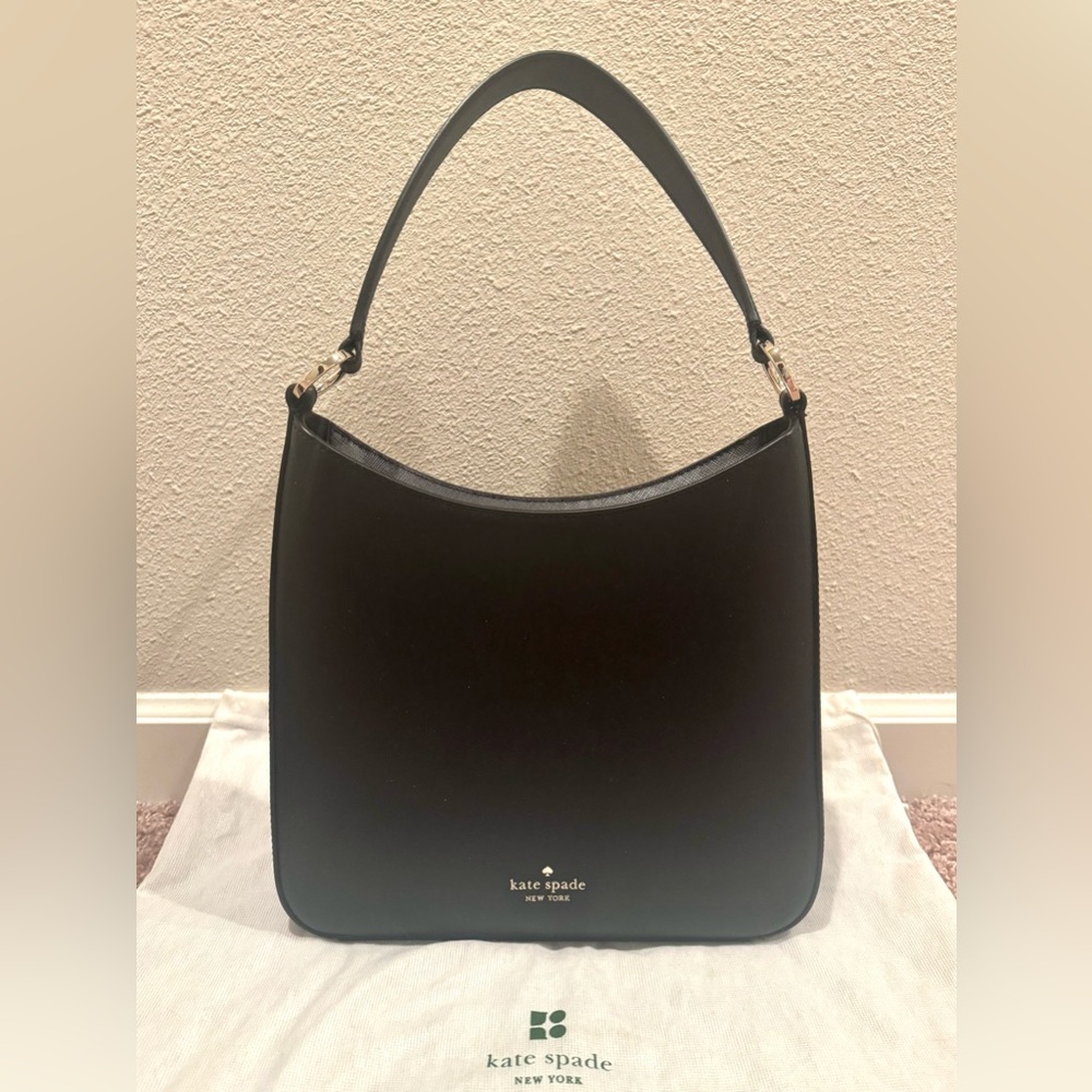 Like New! Kate Spade Classic Black Hobo Shoulder Bag